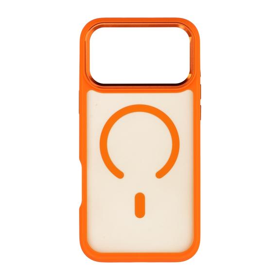 Etui na iPhone 18 Pro Max / 17 Pro Max Forcell F-Protect Smoke Hybrid Premium zgodne z MagSafe orange 0INT