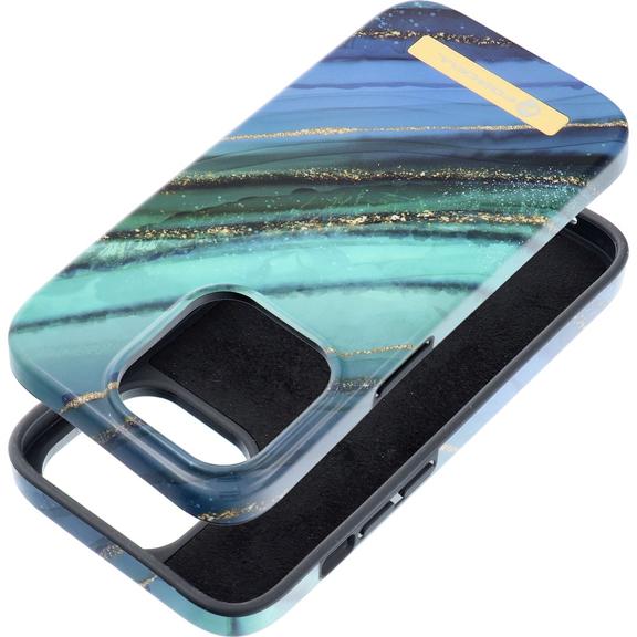 Etui na iPhone 14 PRO Forcell F-Protect Mirage zgodny z MagSafe jade marble