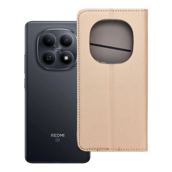 Etui z klapką na Xiaomi Redmi NOTE 15 PRO PLUS 5G Smart Case Book złote