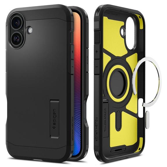 SPIGEN futerał TOUGH ARMOR MAG kompatybilny z MagSafe do IPHONE 16 black