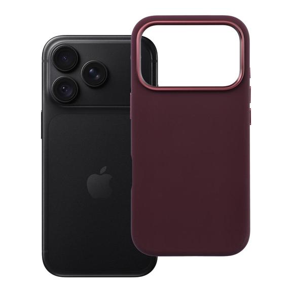 Etui na iPhone 18 Pro / 17 Pro Forcell F-Protect Frame Premium zgodne z MagSafe dark cherry 0INT