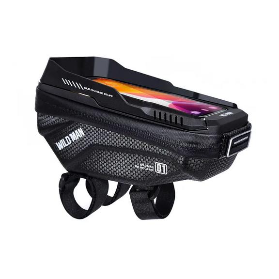 WILDMAN sakwa rowerowa na kierownicę na zamek 1L (4" - 7") XT1 czarna