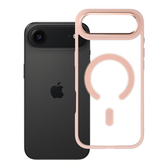 Etui na iPhone 17 AIR Color Edge Mag Cover zgodne z MagSafe różowe