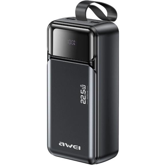 Power bank AWEI PA-105 40000mAh 22,5W LCD czarny