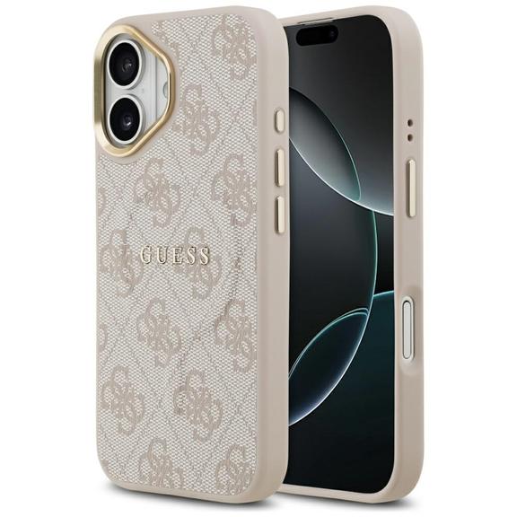 GUESS futerał do IPHONE 17 kompatybilny z MagSafe GUHMP17SP4MSEGCP (PU 4G W/ Classic) różowy