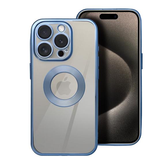 Etui na iPhone 17 Pro Max / 18 Pro Max (low camera edge) Glam niebieskie