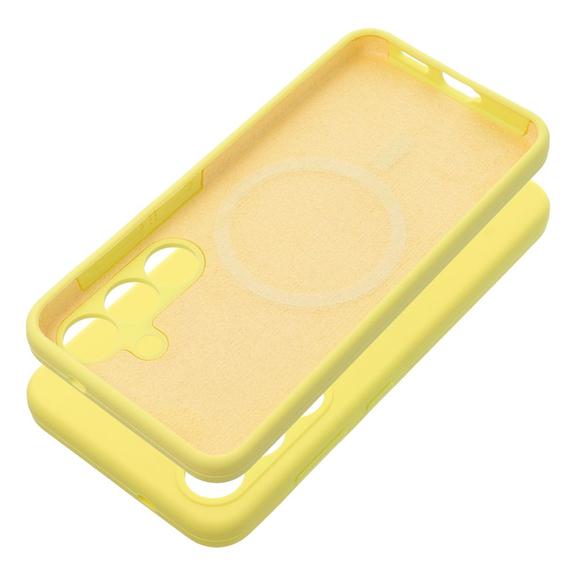 Futerał do Honor 400 SMART Silicone 2mm zgodny z MagSafe żółty