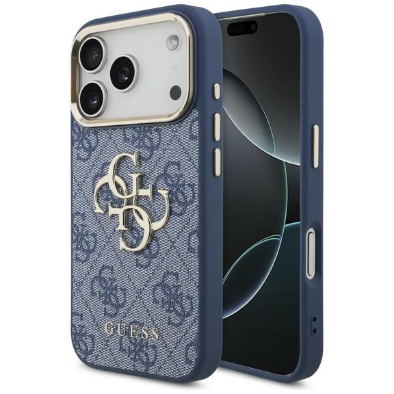 GUESS futerał do IPHONE 18 Pro /17 Pro (Big Classic Logo 4G) niebieski