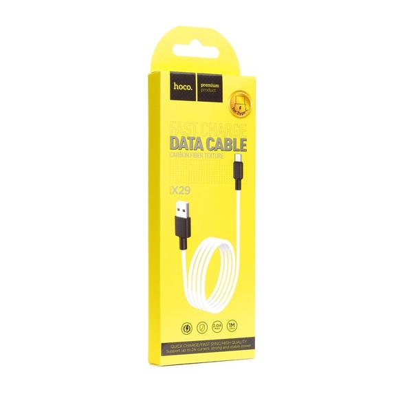 Kabel USB A do USB C Hoco 2A 1 m X29 biały