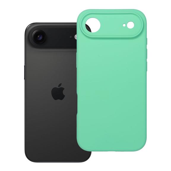 Etui na iPhone 17 AIR Silicone 2mm (camera protection) miętowe