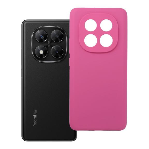 Etui na Xiaomi Redmi Note 14 PRO 5G Silicone 2mm (camera protection) różowe