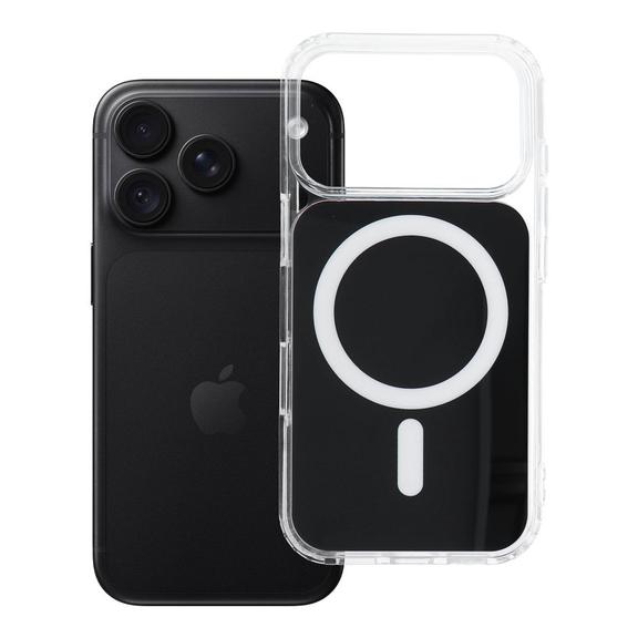 Etui na iPhone 18 Pro / 17 Pro Clear Fusion Mag Cover zgodne z MagSafe czarne