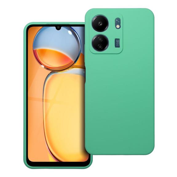 Futerał do Xiaomi Redmi 13C Silicone 2mm miętowy