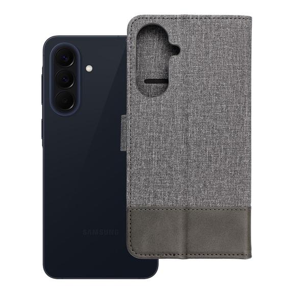 Etui z klapką na Samsung A57 5G Gomma Book szare