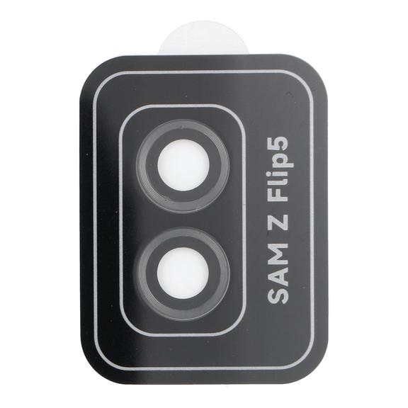 Osłona aparatu PROTECTOR 9H + aplikator do SAMSUNG FLIP 5 czarna