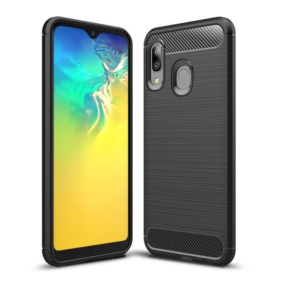 Futerał do Samsung A20E Carbon czarny