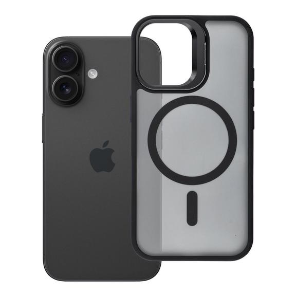 Etui na iPhone 17 Forcell F-Protect Shadow Stand Premium zgodne z MagSafe czarne 0INT