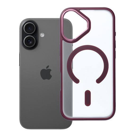 Futerał do iPhone 17 Matte Mag Cover zgodny z MagSafe czerwony