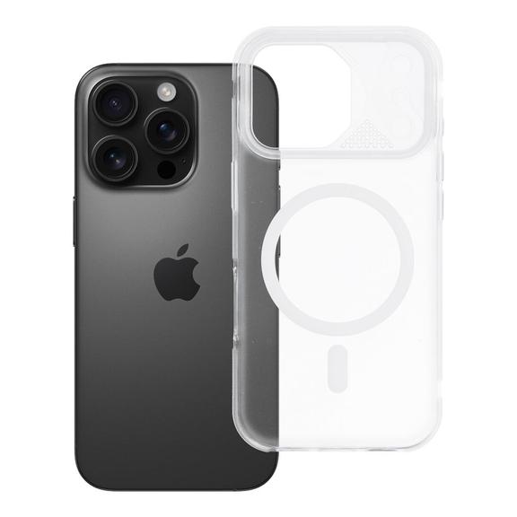 Etui na iPhone 16 PRO Aurora zgodne z MagSafe białe