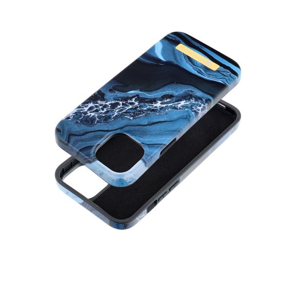 Etui na iPhone 15 PLUS Forcell F-Protect Mirage zgodne z MagSafe ocean marble