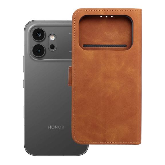 Etui z klapką na Honor 600 Tender Book brązowe