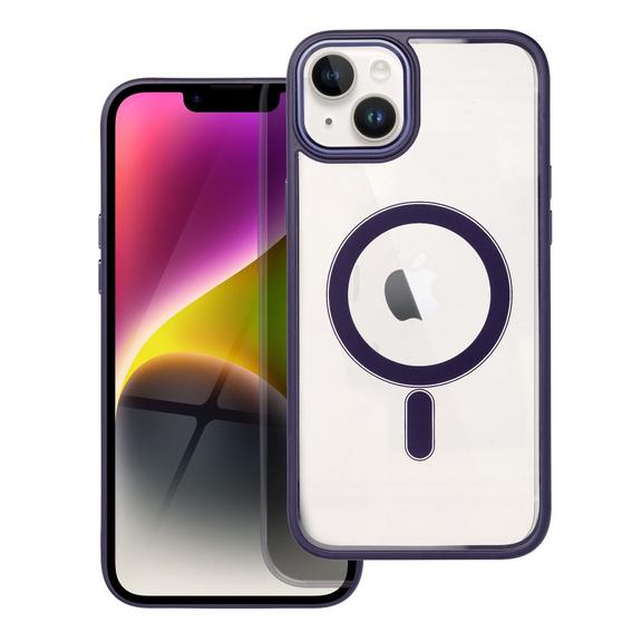 Futerał COLOR EDGE MAG COVER kompatybilny z MagSafe do IPHONE 14 Plus fioletowy