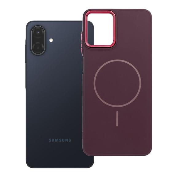 Etui na Samsung A07 / A08 Frame Mag Cover zgodne z MagSafe fioletowe