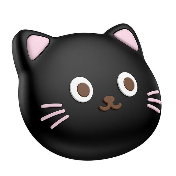 Lokalizator zgodny z Apple Find My Hoco w kształcie kota E91D czarny
