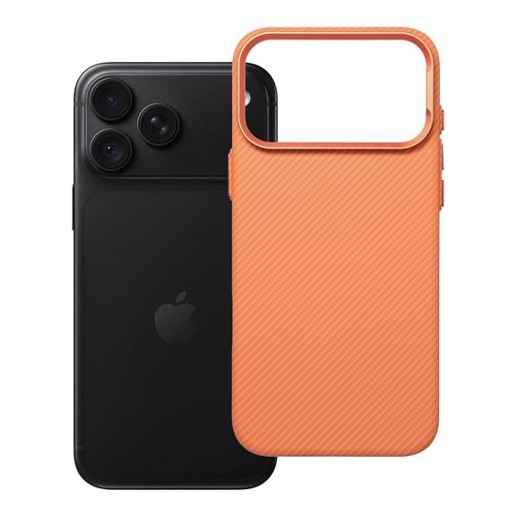Etui na iPhone 18 Pro Max / 17 Pro Max K-Look zgodne z MagSafe pomarańczowe