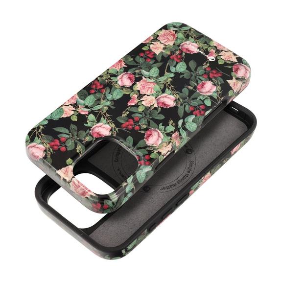 Etui na iPhone 16 PLUS Forcell F-Protect Mirage zgodne z MagSafe Military Drop-Test rose drama