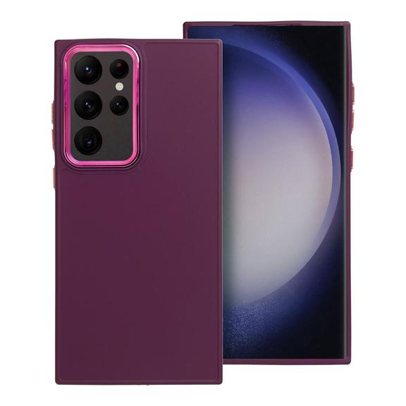 Etui na Samsung S23 ULTRA Frame fioletowe