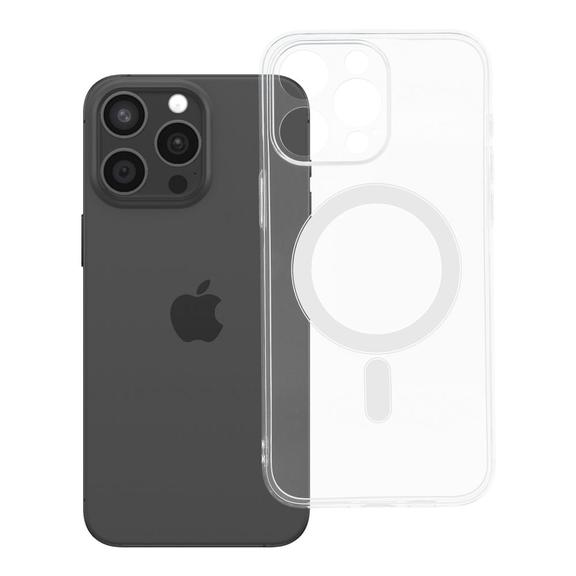 Etui na iPhone 15 PRO MAX Clear Case 2 mm Mag Cover zgodne z MagSafe (camera protection) transparentne