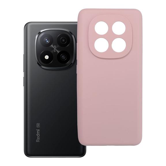 Etui na Xiaomi Redmi Note 14 PRO PLUS 5G Silicone 2mm (camera protection) pudrowy róż