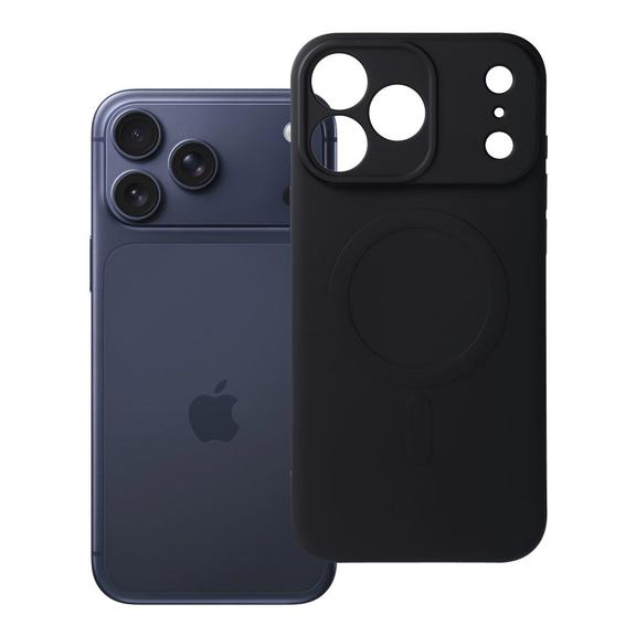 Futerał do iPhone 17 PRO MAX Silicone Mag Cover zgodny z MagSafe czarny