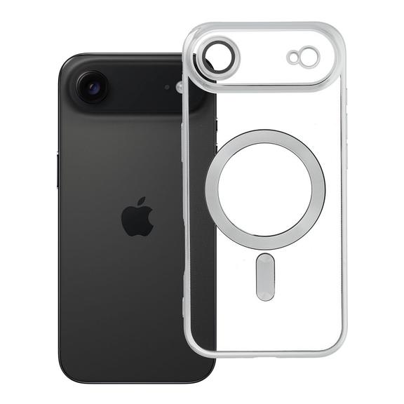 Etui na iPhone 17 AIR Electro Mag Cover zgodne z MagSafe srebrne