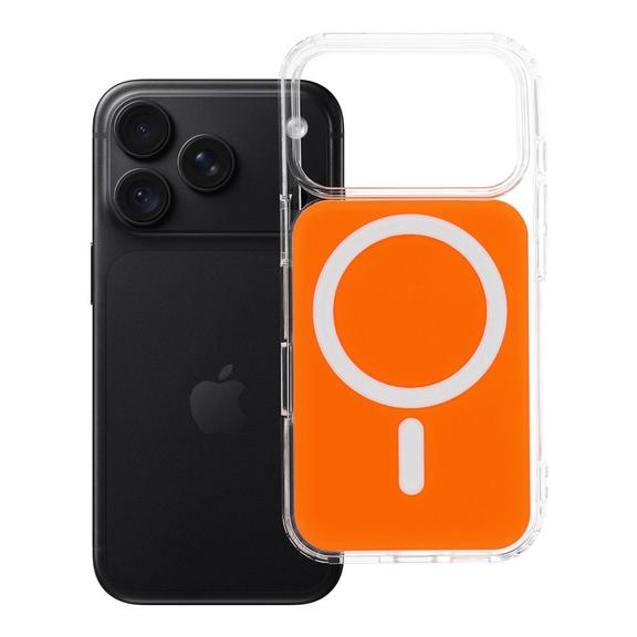 Etui na iPhone 18 Pro / 17 Pro Clear Fusion Mag Cover zgodne z MagSafe orange