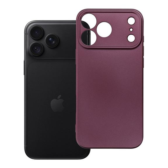 Etui na iPhone 18 Pro Max / 17 Pro Max Metallic burgundowy