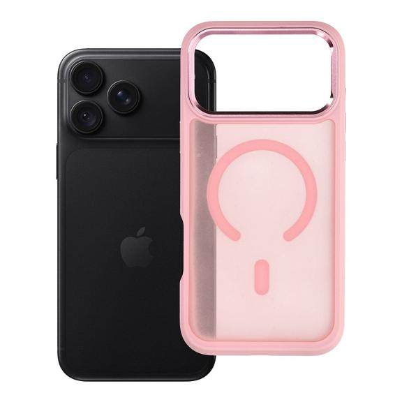 Etui na iPhone 18 Pro Max / 17 Pro Max Forcell F-Protect Smoke Hybrid Premium zgodne z MagSafe różowe 0INT