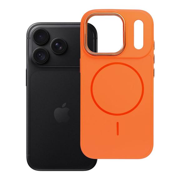 Etui na iPhone 18 Pro / 17 Pro Frame Mag Cover zgodne z MagSafe orange