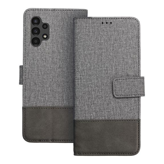 Etui z klapką na Samsung A13 4G Gomma Book szare