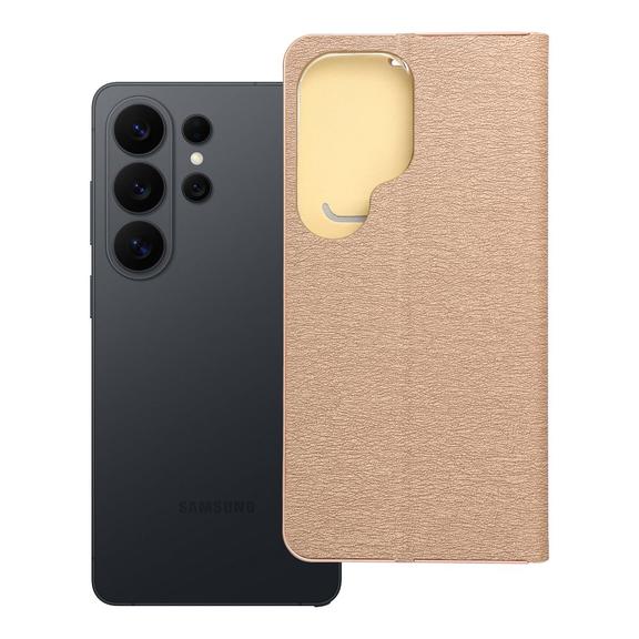 Etui z klapką na Samsung S26 ULTRA Luna Book Gold złote