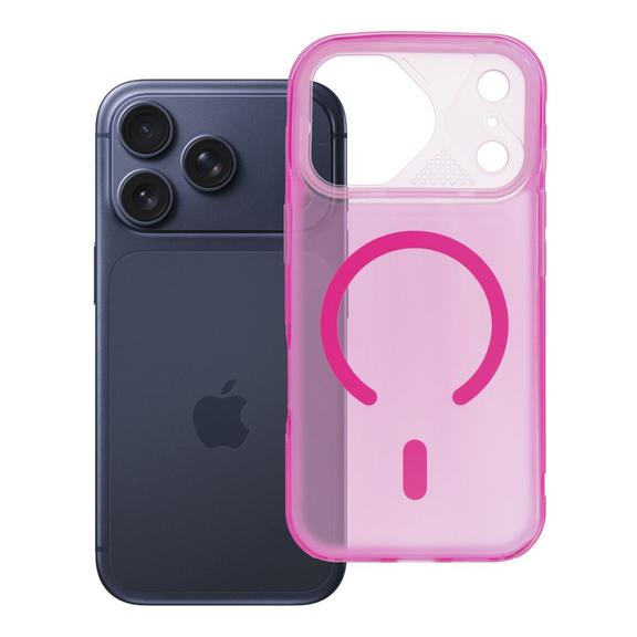 Etui na iPhone 17 Pro / 18 Pro (low camera edge) Aurora zgodne z MagSafe różowe