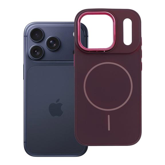 Futerał do iPhone 17 PRO Frame Mag Cover zgodny z MagSafe fioletowy