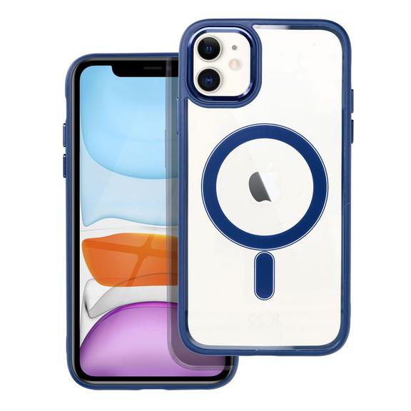 Futerał do iPhone 11 Color Edge Mag Cover zgodny z MagSafe niebieski