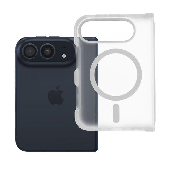 Etui na iPhone Duo Forcell F-Protect 4sD-i Smoke Hybrid Premium zgodne z MagSafe matowe transparetne 0INT