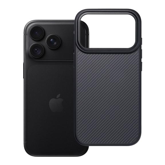 Etui na iPhone 18 Pro / 17 Pro Carbon Elite Mag Cover zgodne z MagSafe czarne