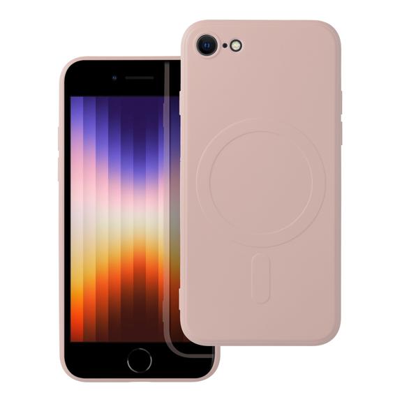 Futerał do iPhone 7 / 8 / SE 2020 / SE 2022 Silicone Mag Cover zgodny z MagSafe różowy