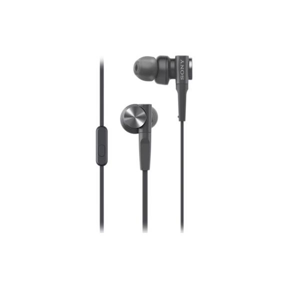 Słuchawki przewodowe douszne Jack 3,5 mm Sony MDR-XB55APB czarne