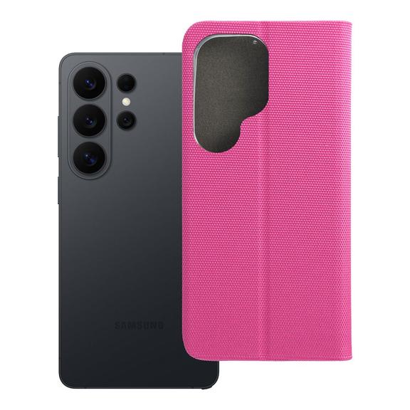 Etui z klapką na Samsung S26 ULTRA Sensitive Book różowe