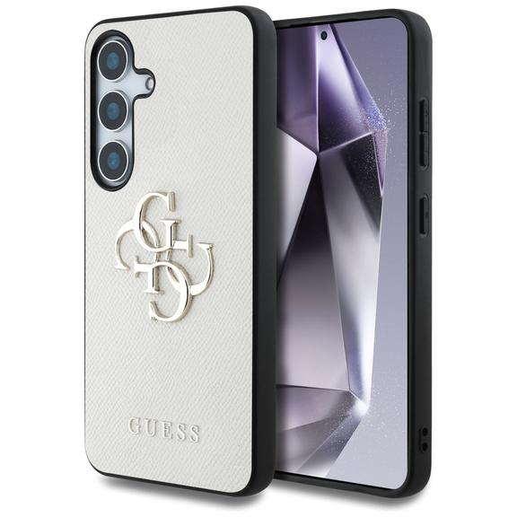 GUESS futerał do SAMSUNG S25 GUHCS25SPGT4MBE (PU Grained Big 4G and Classic Logo) beżowy